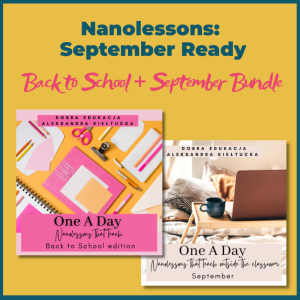 Nanolessons: September Ready. Back to School + September Bundle. B1+-B2